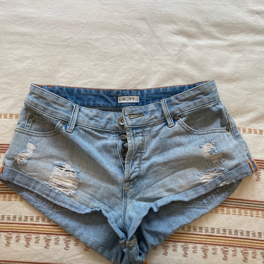 Roxy jean shorts